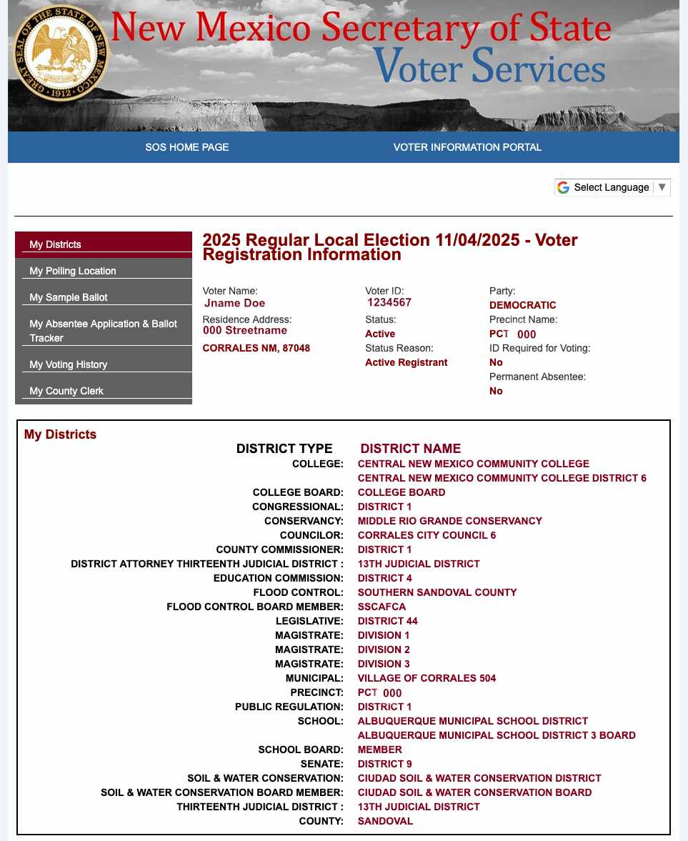 district information