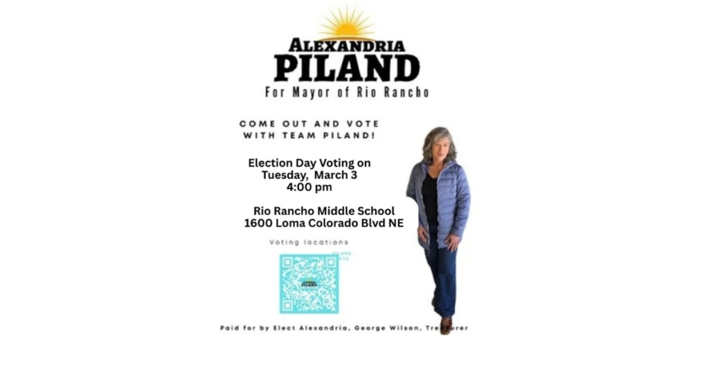Vote on Election Day with Alexandria for Mayor and Friends