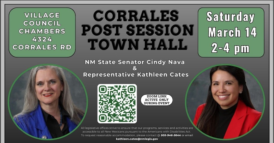 Corrales Post Session Town Hall