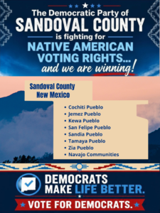 Sandoval County Democrats Protect Native votes