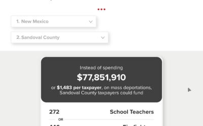Check how much cruel Republican deportations cost Sandoval County
